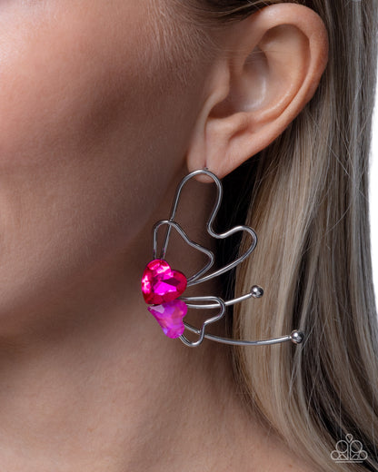 Aerial Artistry Pink Earrings - Jewelry by Bretta