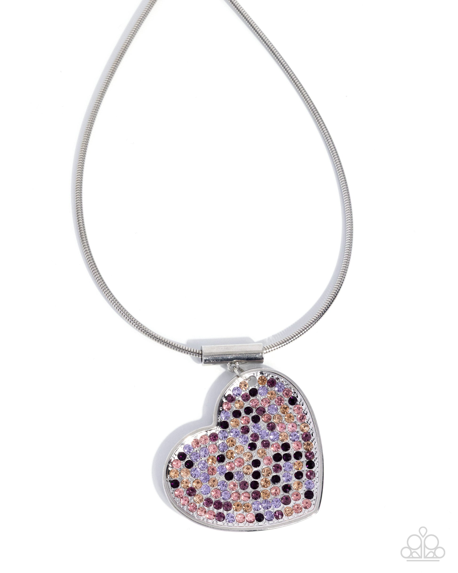 Radiant Restraint Purple Necklace