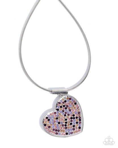 Radiant Restraint Purple Necklace