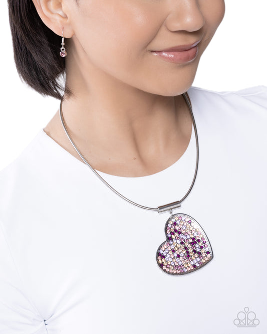 Radiant Restraint Purple Necklace