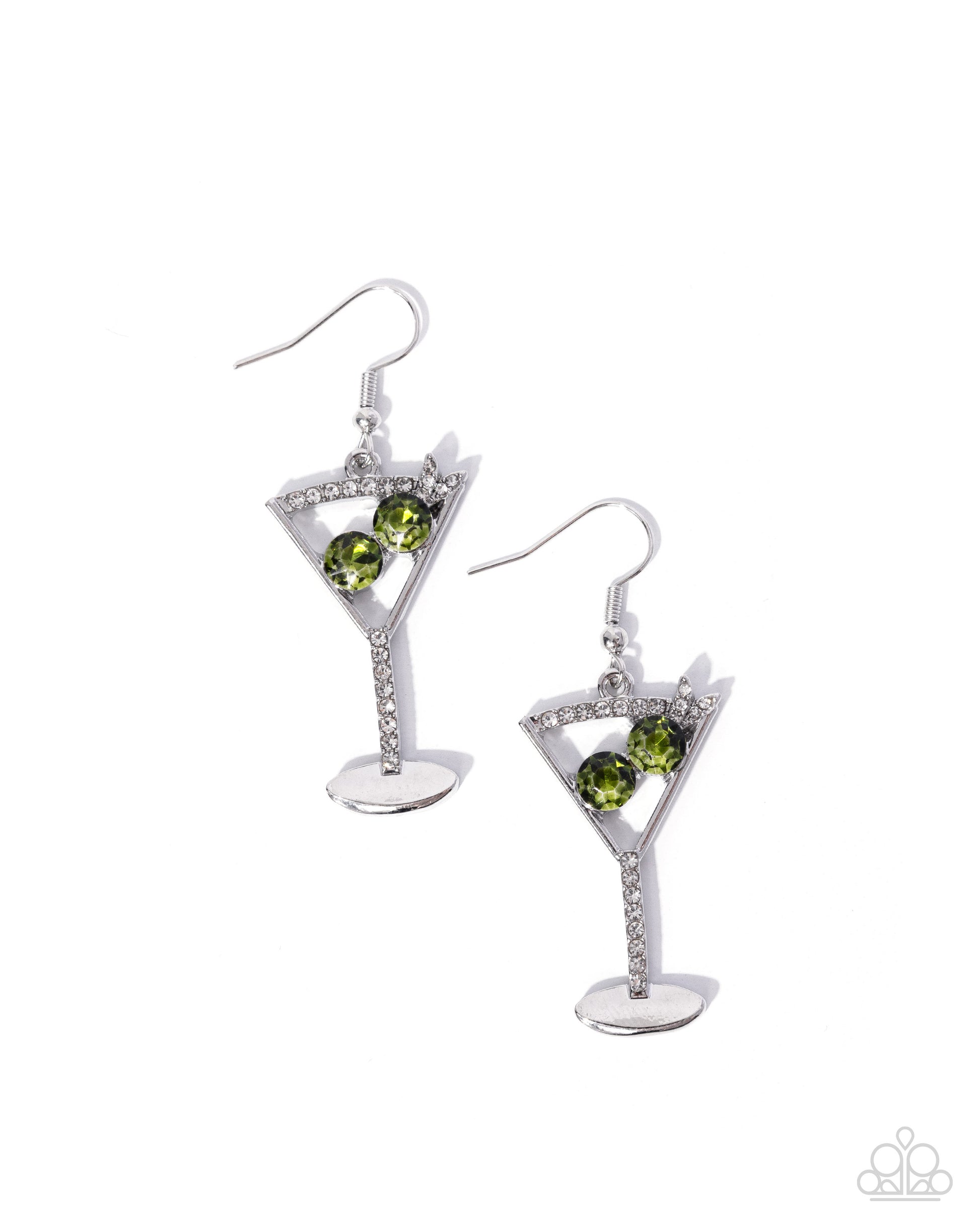 Memorable Martini Green Earrings