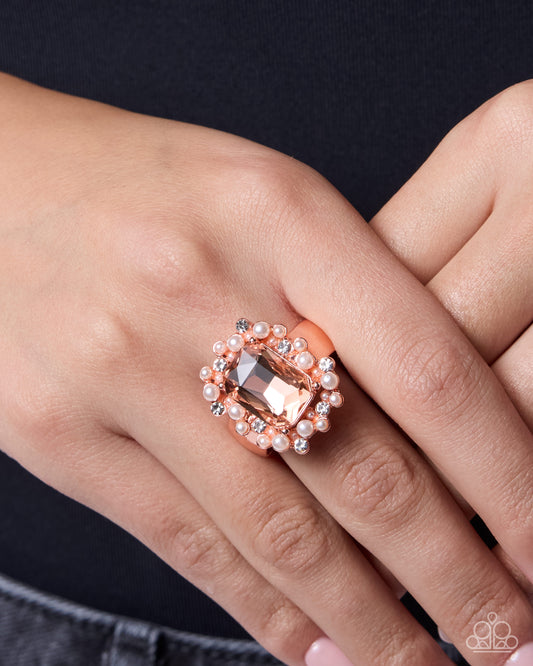 Effervescent Emerald Copper Ring - Jewelry by Bretta