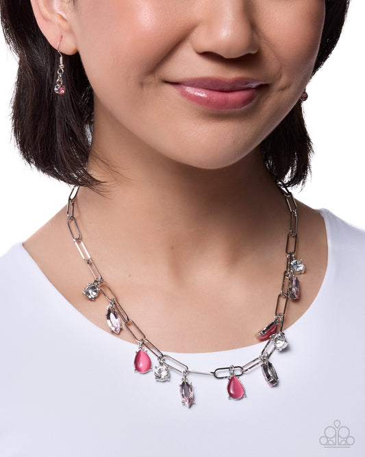 Talented Twinkle Pink Necklace