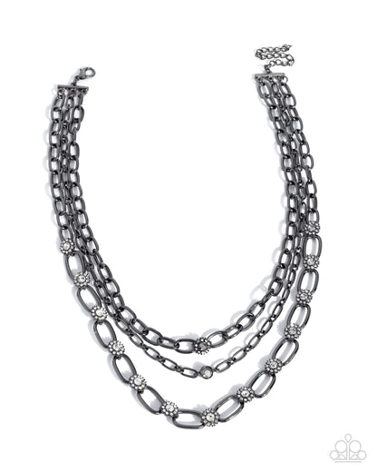 Ceaseless Confidence Black Necklace 
