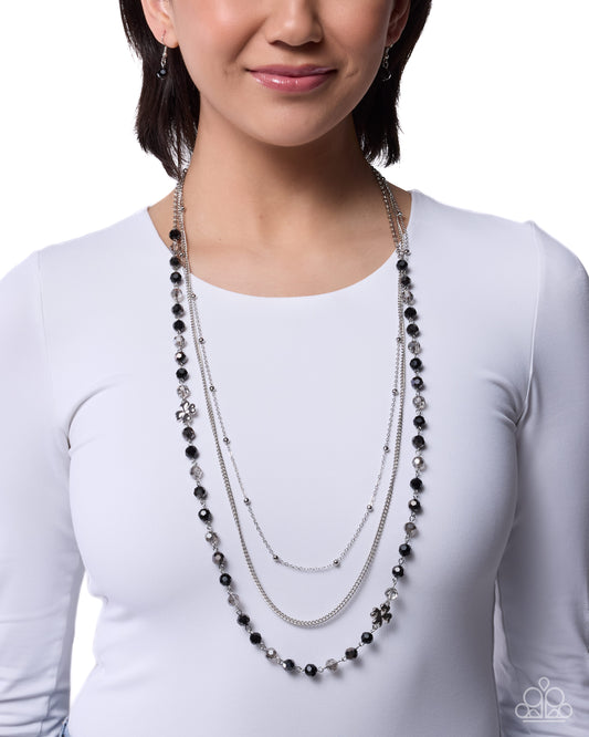 Clover Command Black Necklace
