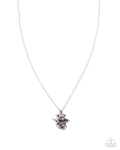 Pleasant Panda Silver Necklace