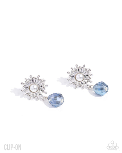 Shimmer Specialty blue earrings by Jewelry by Bretta