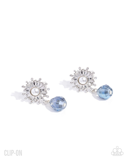 Shimmer Specialty blue earrings by Jewelry by Bretta