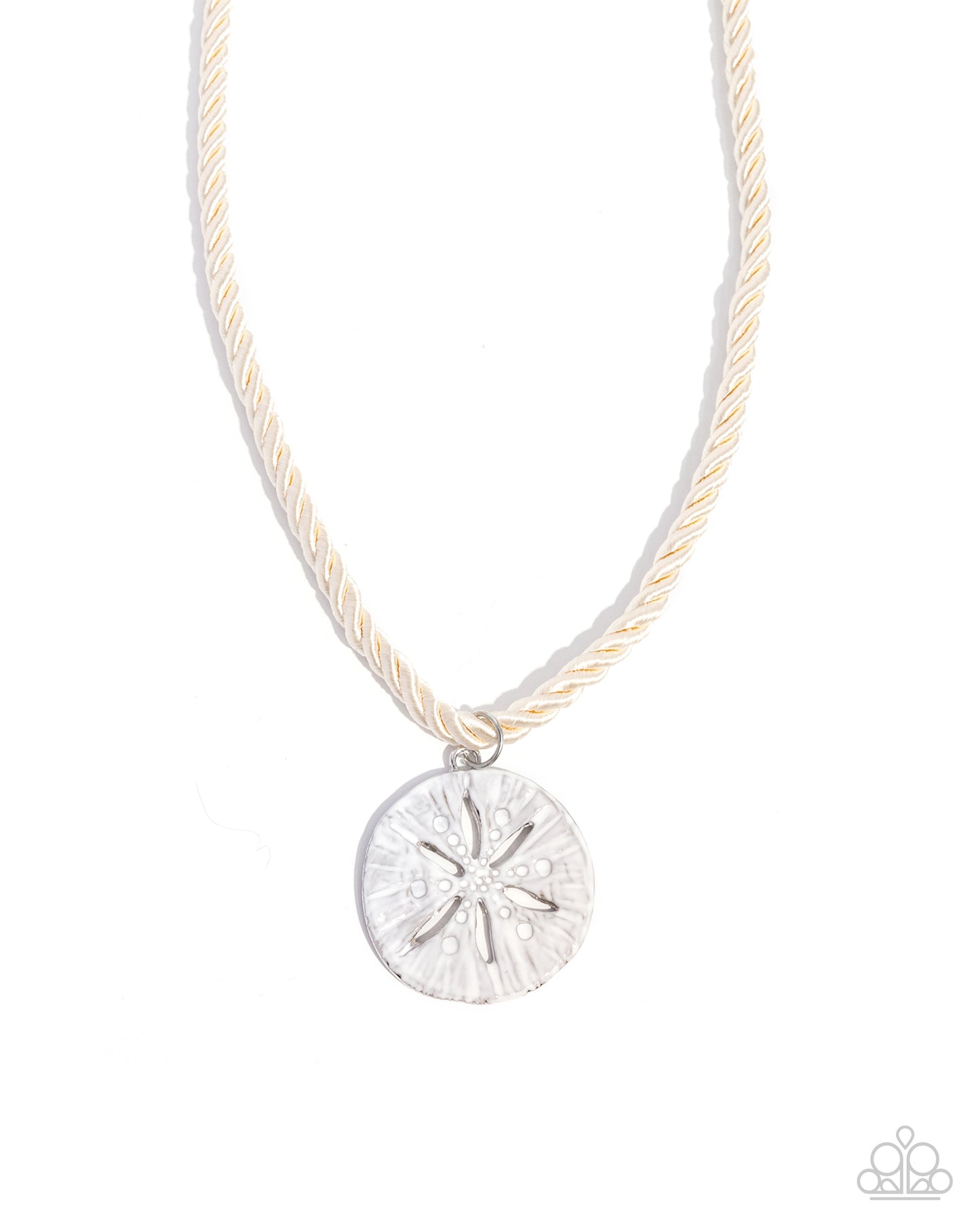 Sand Dollar Serendipity White Necklace - Jewelry by Bretta