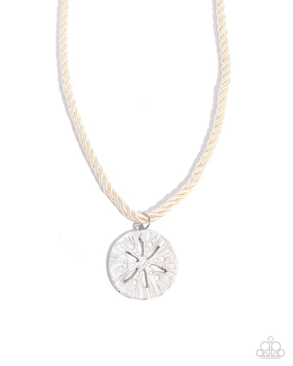 Sand Dollar Serendipity White Necklace - Jewelry by Bretta