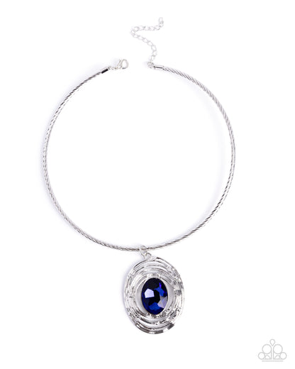 Fashionable Find Blue Necklace