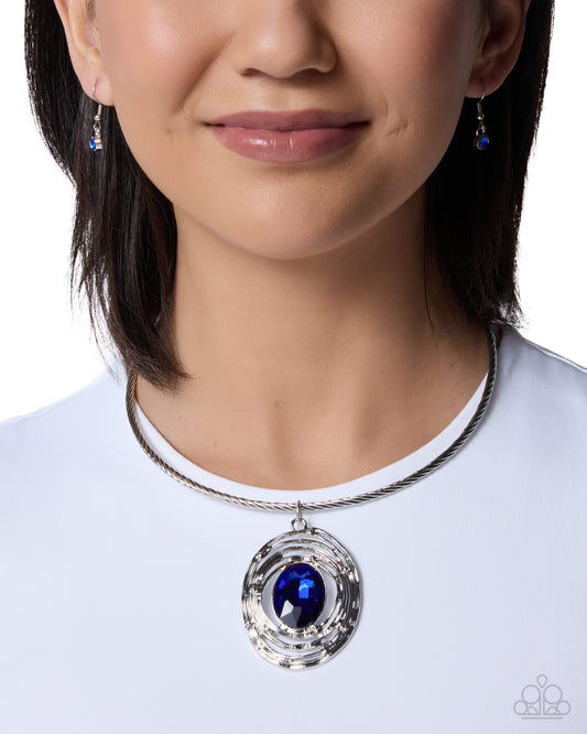 Fashionable Find Blue Necklace