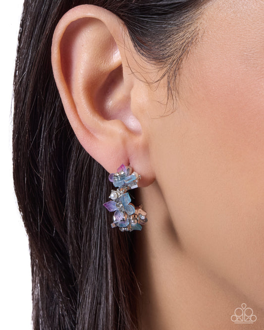 Memorable Monarchs Blue Earrings