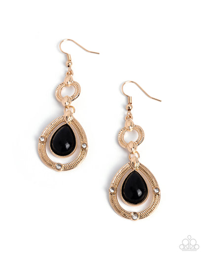 Sneaky Sheen Black Earrings - Jewelry by Bretta
