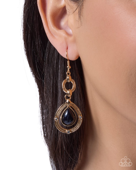Sneaky Sheen Black Earrings - Jewelry by Bretta (Copy)