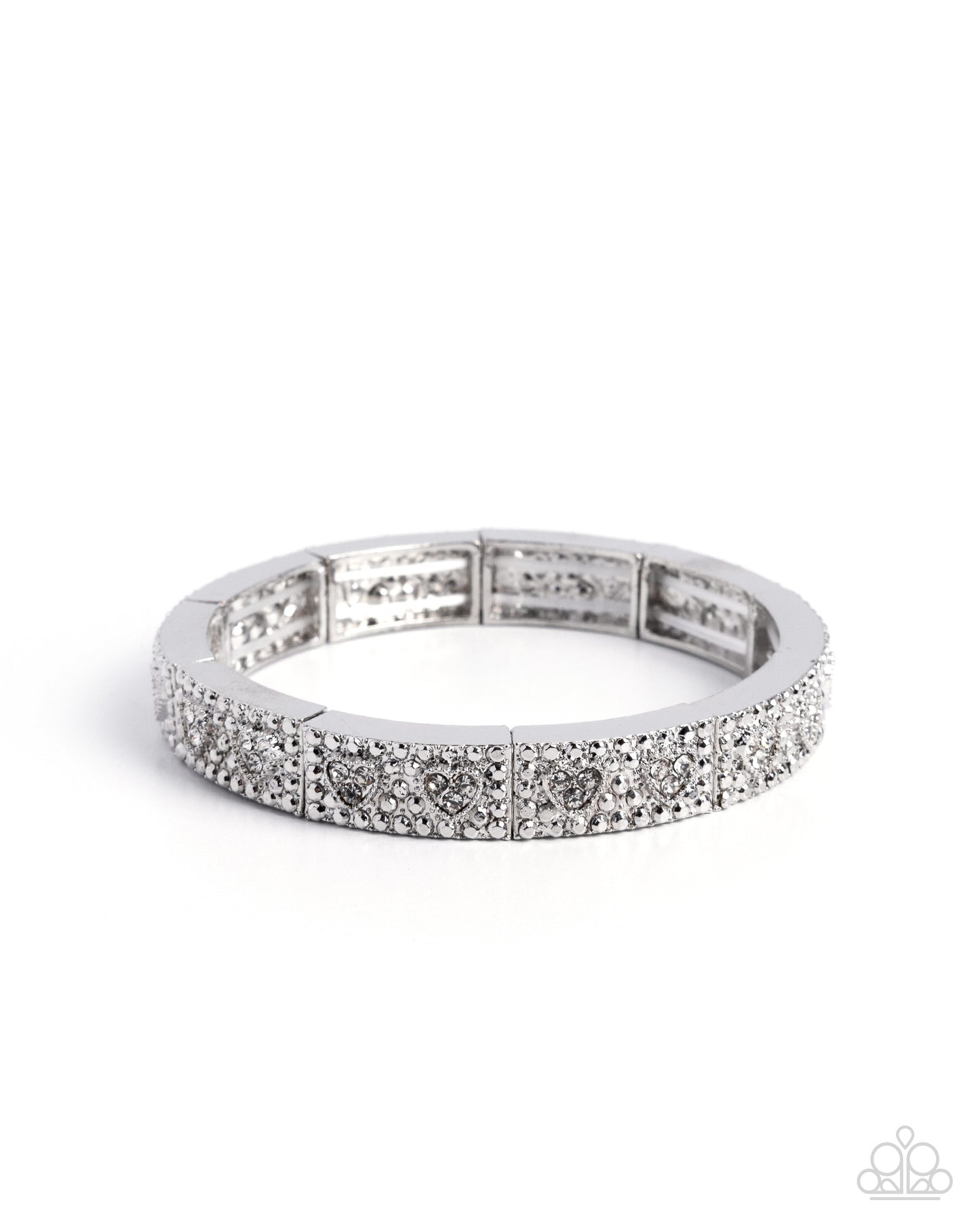 Delicate Dedication White Bracelet - Jewelry by Bretta