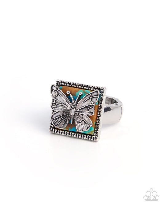 Aerial Avant-Garde Brown Ring - Jewelry by Bretta