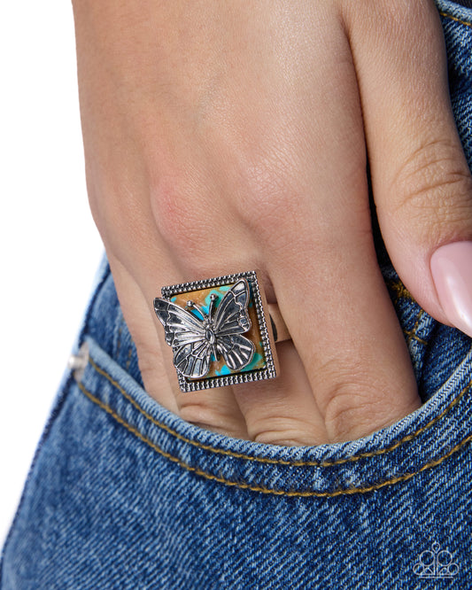 Aerial Avant-Garde Brown Ring - Jewelry by Bretta
