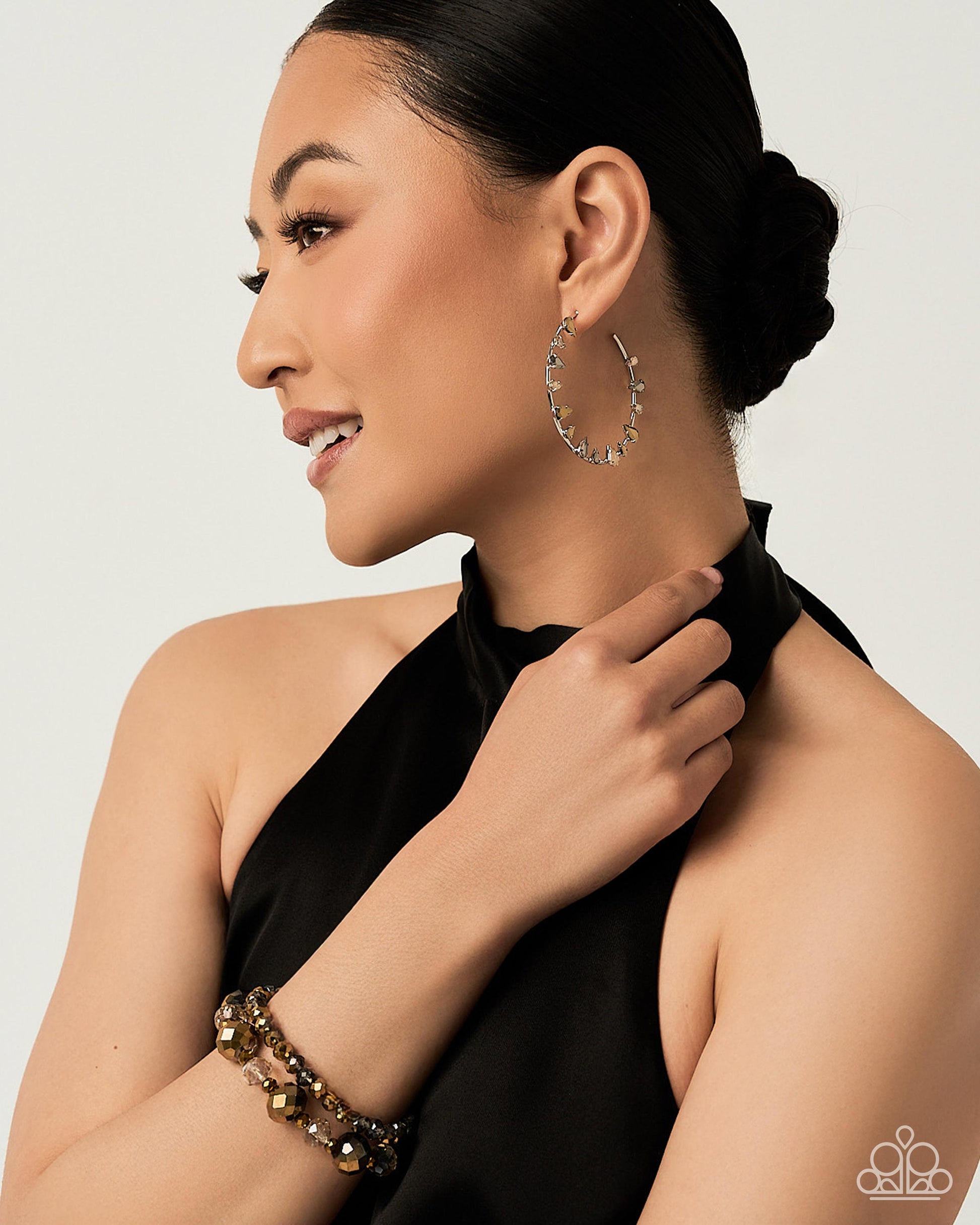 Modern Melody colorful layered beaded bracelet set close-up