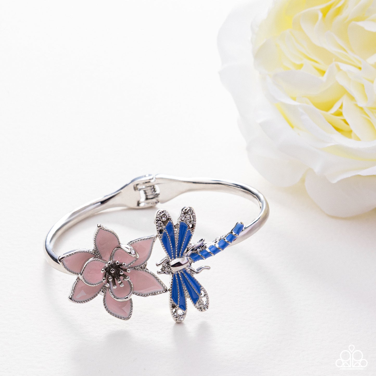 Whimsical Wrap pink bracelet styled on wrist