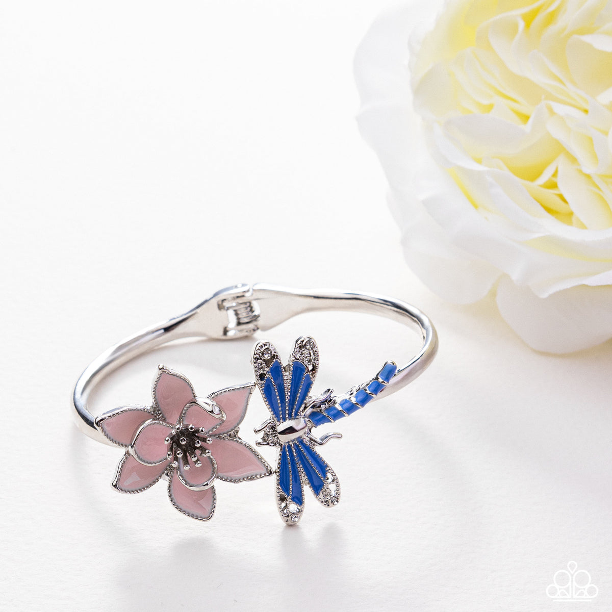 Whimsical Wrap pink bracelet styled on wrist
