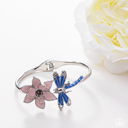 Whimsical Wrap pink bracelet styled on wrist