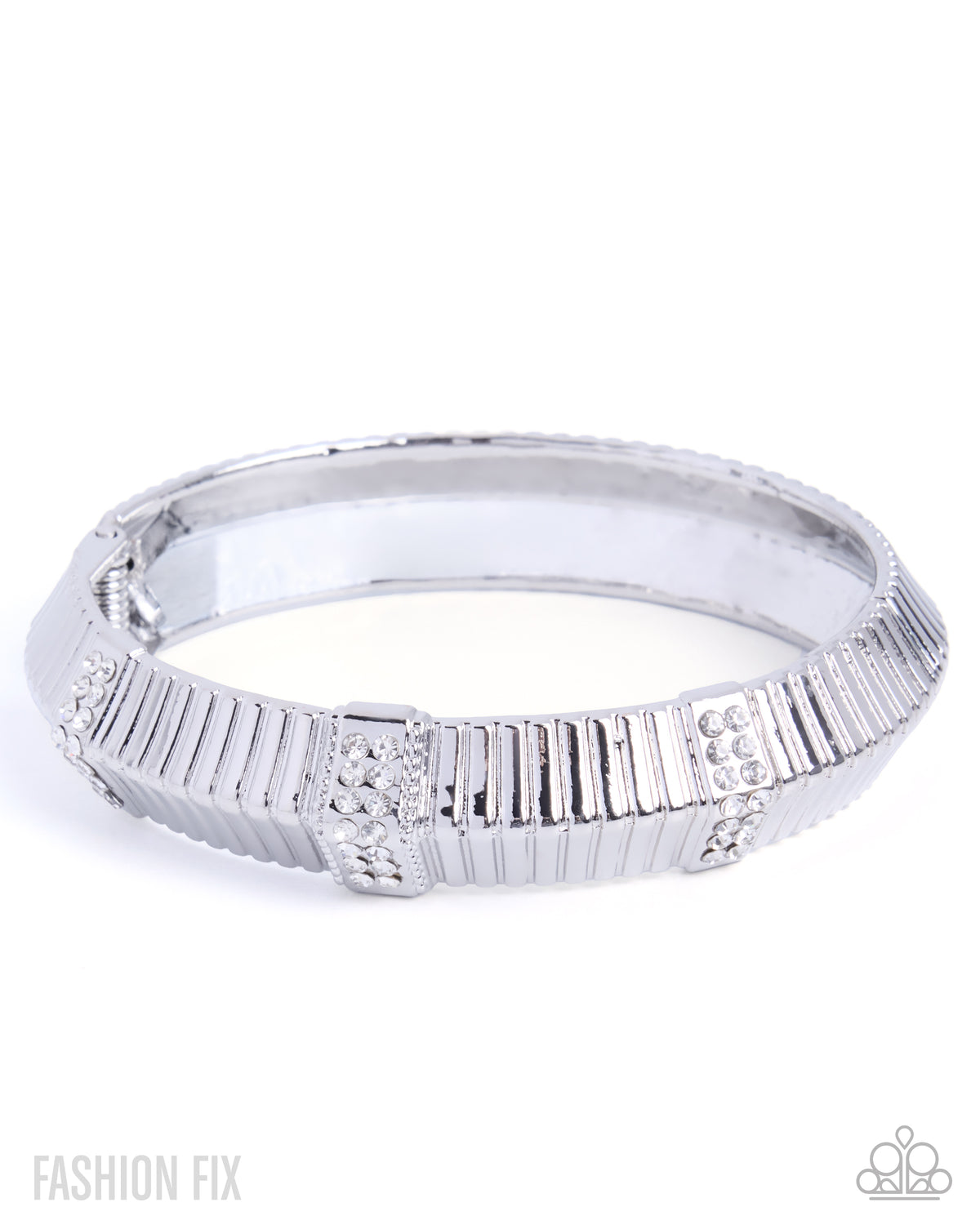 Radical Redirection hinged cuff bracelet side view
