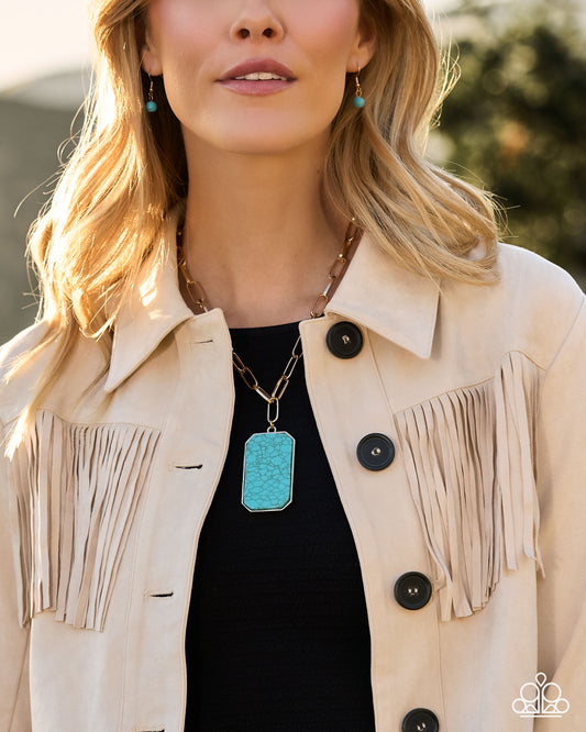 Rustic Red Carpet Gold Necklace | Jewelry by Bretta
