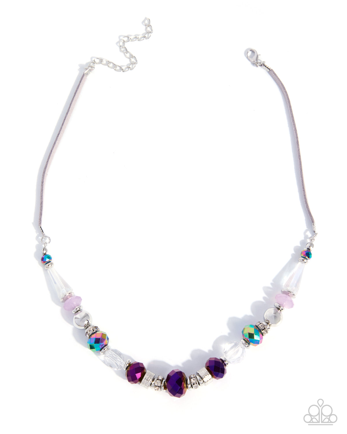 Suddenly Sleek purple statement necklace by Jewelry by Bretta
