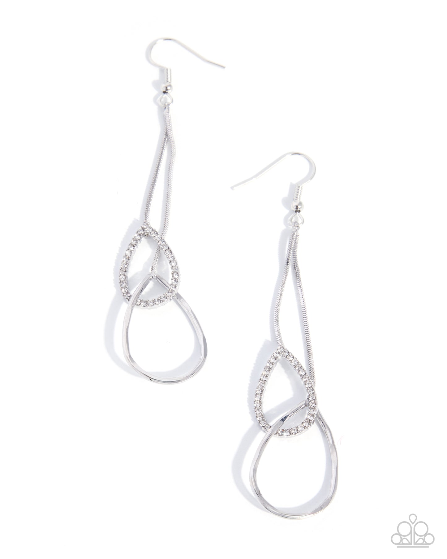 Teardrop Teacher White Earrings - Jewelry by Bretta