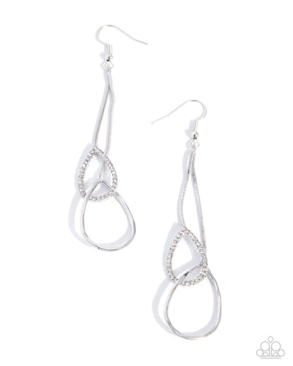 Teardrop Teacher White Earrings - Jewelry by Bretta