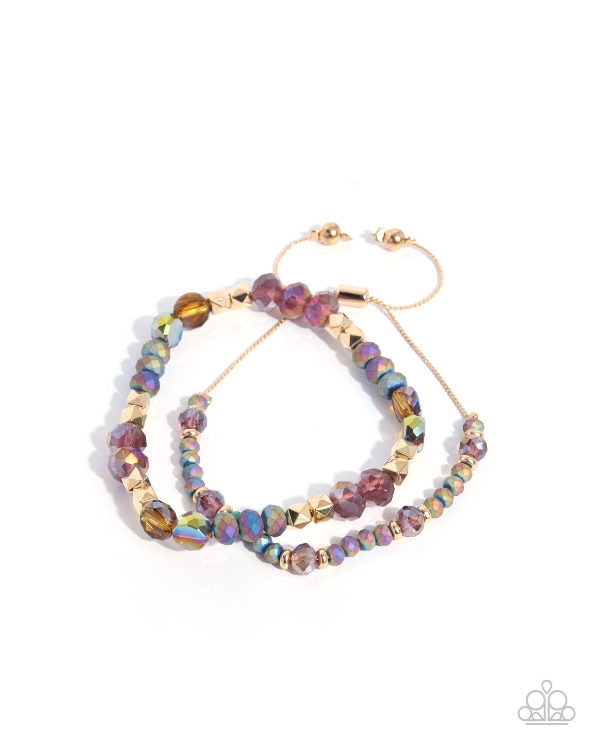 Structured Shimmer Purple Bracelet Set | Jewelry by Bretta