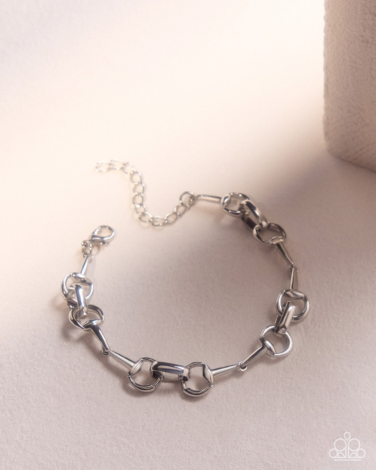 Hasty Hindsight adjustable silver bracelet