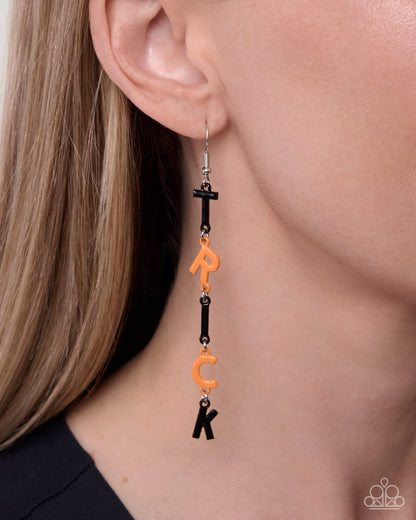 Costume Couture Trick or Treat Halloween Earrings by Jewelry by Bretta - front view