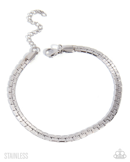 Conventional Courtesy layered silver stainless steel chain bracelet | Jewelry by Bretta