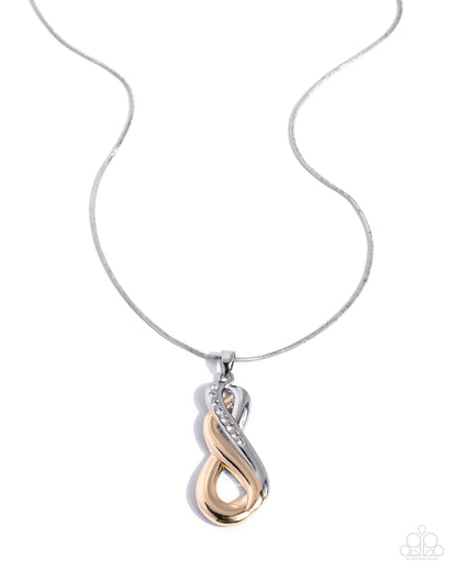 Infinite Identity Multi Infinity Necklace by Paparazzi Accessories