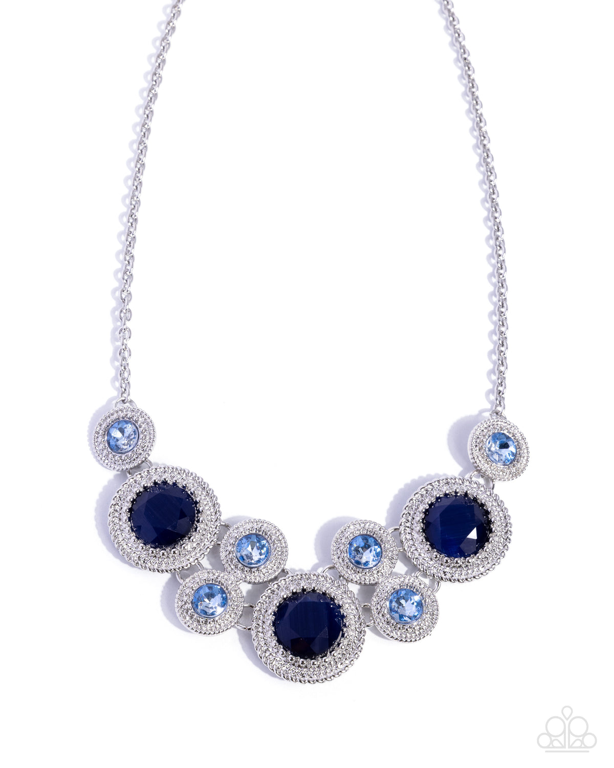 Ornate Opera blue necklace by Jewelry by Bretta
