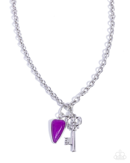 Honest Heritage purple necklace by Jewelry by Bretta