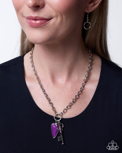 Honest Heritage purple necklace by Jewelry by Bretta alternate view
