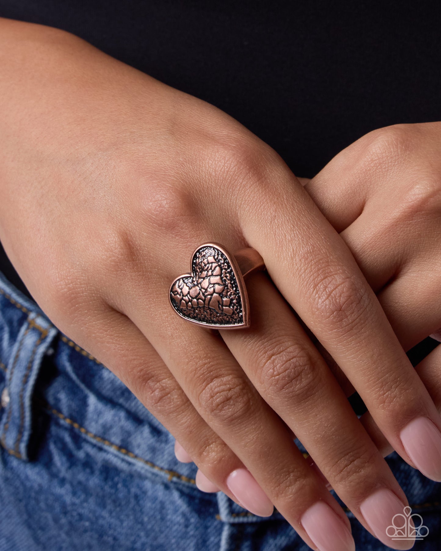 Paparazzi Cinematic Courtship Copper ring - product image 2