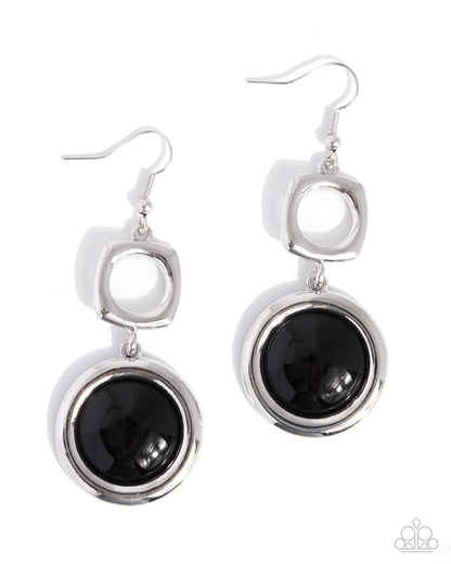 Colorful Cheer black earrings by Jewelry by Bretta