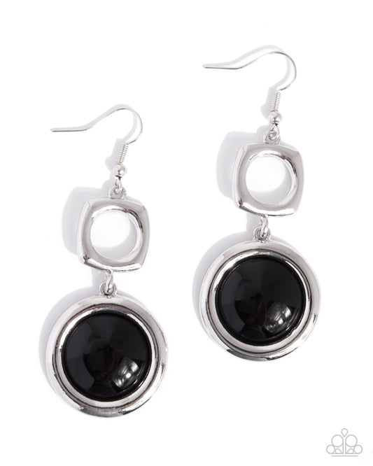 Colorful Cheer black earrings by Jewelry by Bretta