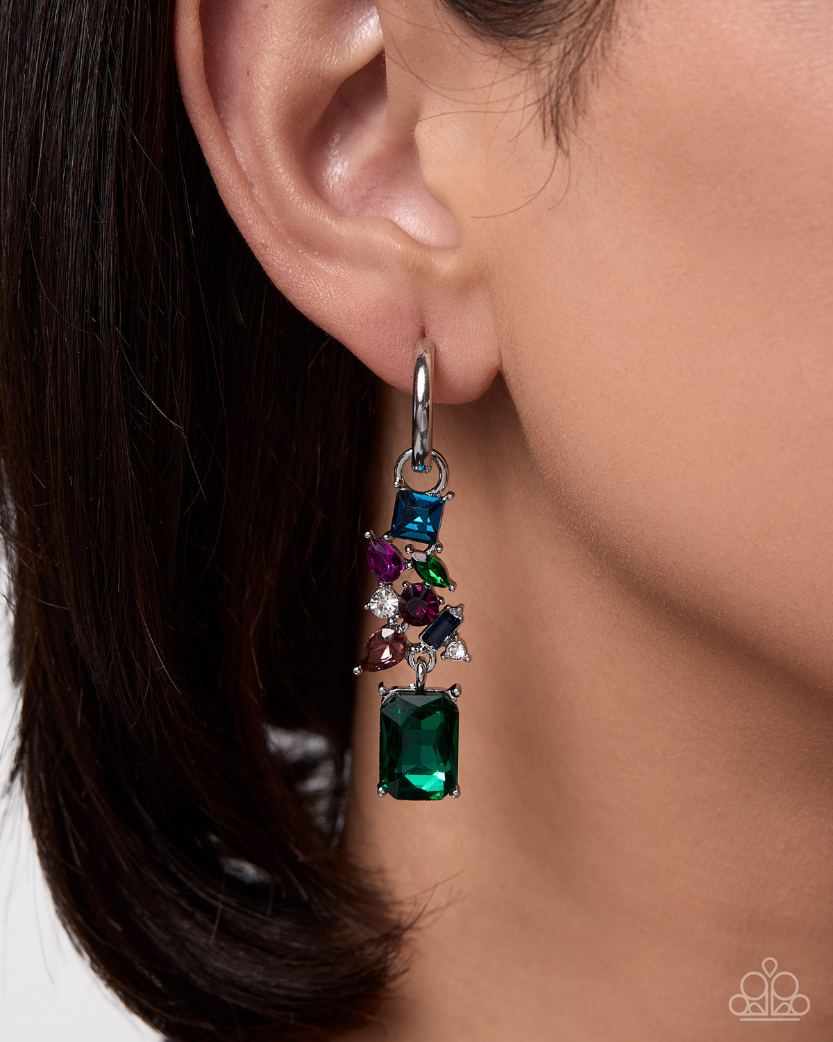 Unlocked Elegance multi earrings by Jewelry by Bretta alternate view