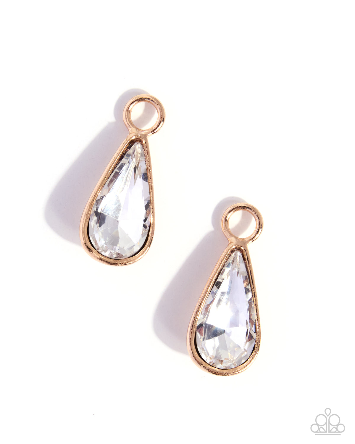 Teardrop Tell gold earrings by Jewelry by Bretta