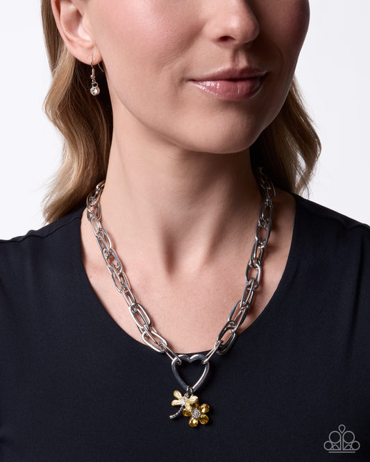 Dragonfly Dependence - Yellow Dragonfly Charm Necklace | Jewelry by Bretta