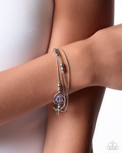 Romantic Reaction Purple Bracelet | Jewelry by Bretta