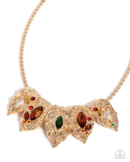 Autumnal Riot gold necklace Life of the Party exclusive
