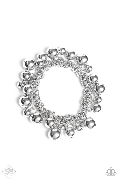 Ballroom Baller Silver Bracelet - Jewelry byBretta