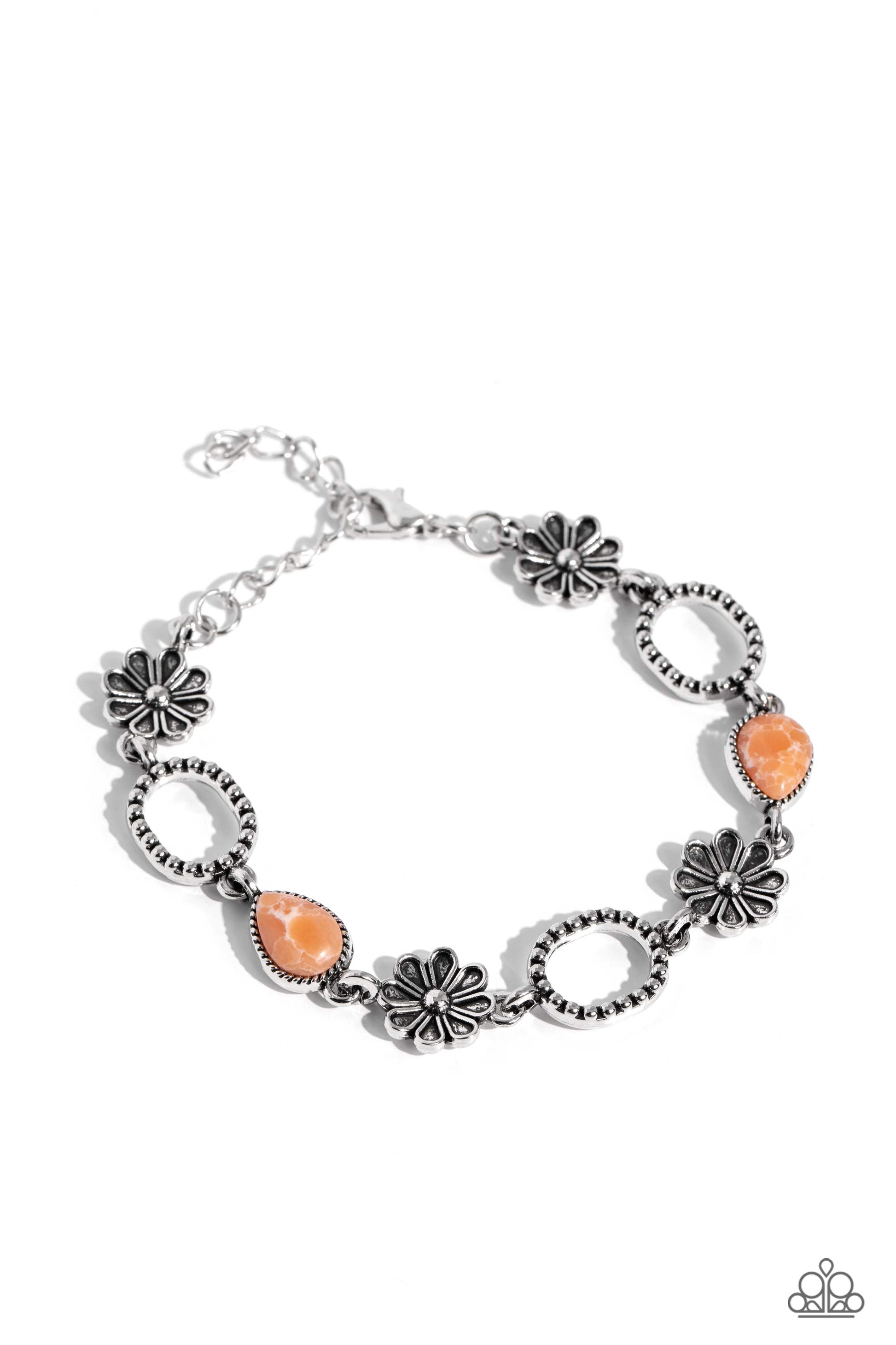 Casablanca Craze - Orange Bracelet - Jewelry by Bretta
