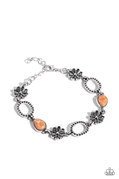 Casablanca Craze - Orange Bracelet - Jewelry by Bretta